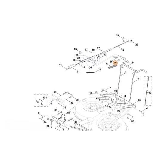 STIHL  Śruba sześciokątna M5x20 9008 319 1020